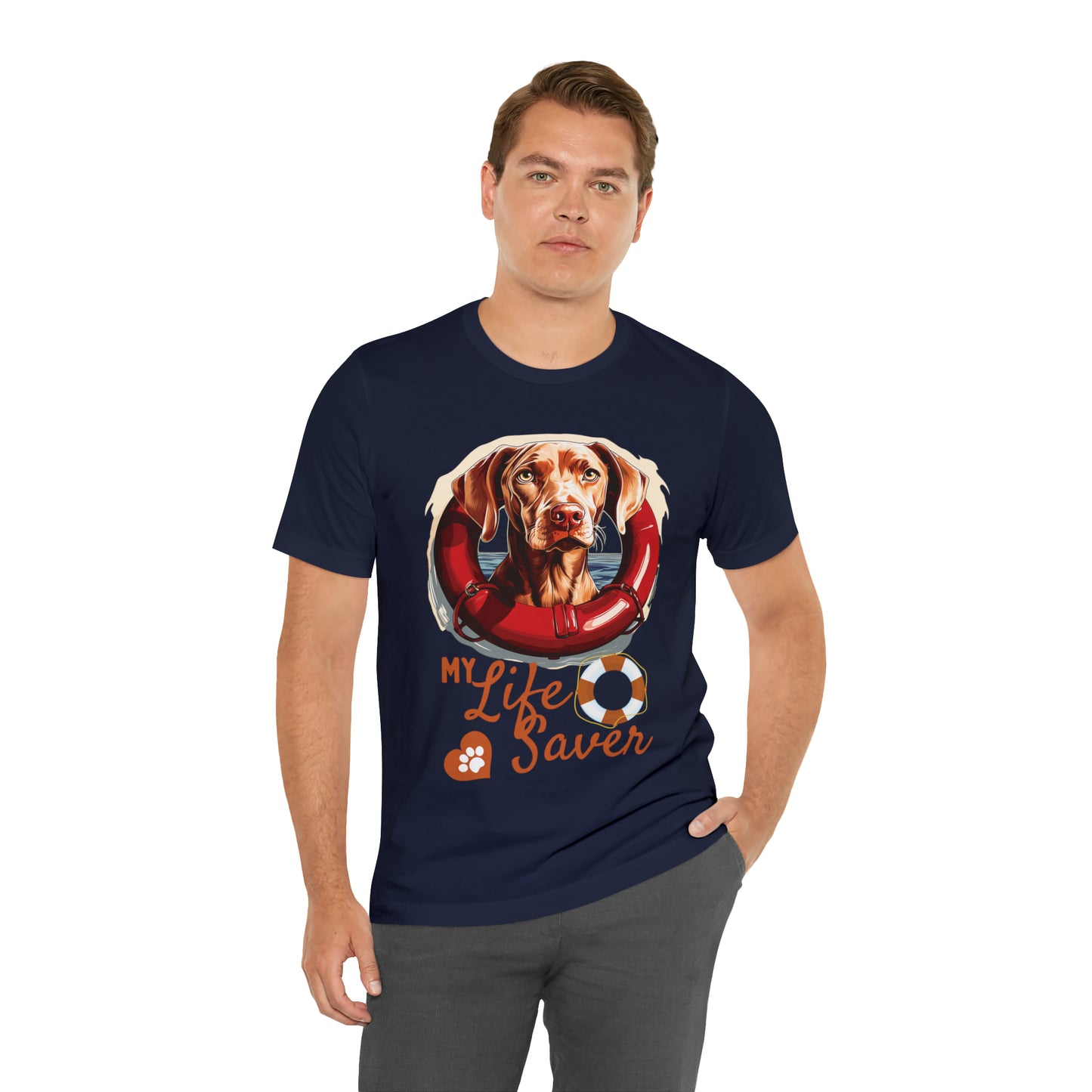 My Life Saver Weimaraner Dog Tee