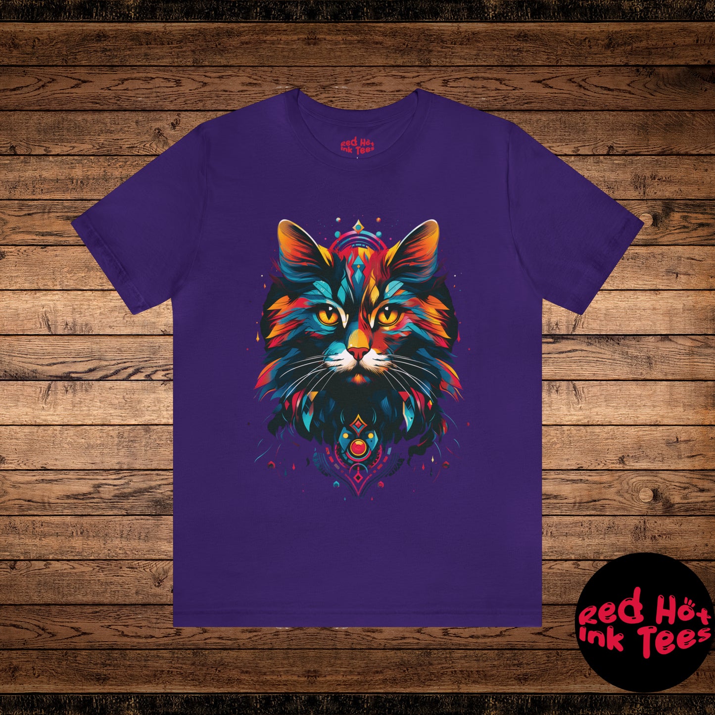 Cat's Chromatic Charm Tee