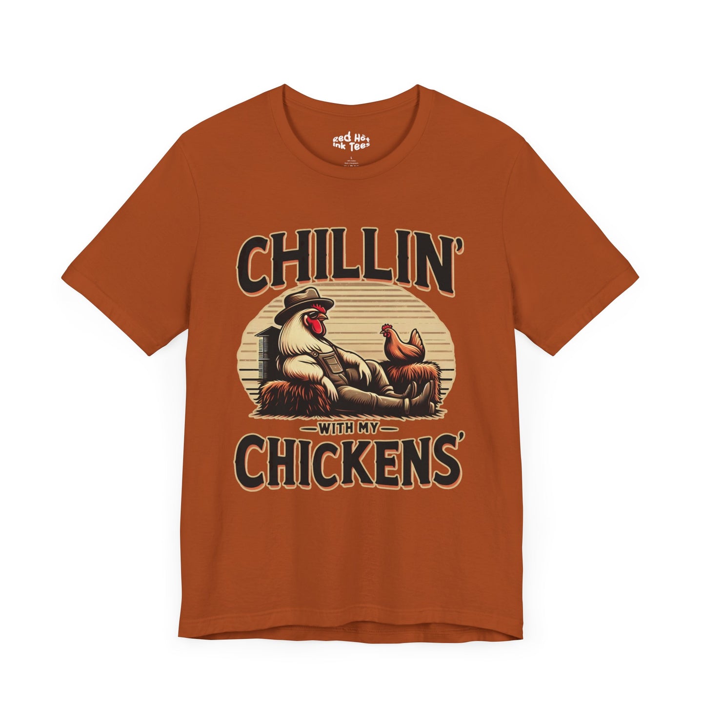 🐔 "Chillin' with My Chickens" Funny Rooster T-Shirt 🐓