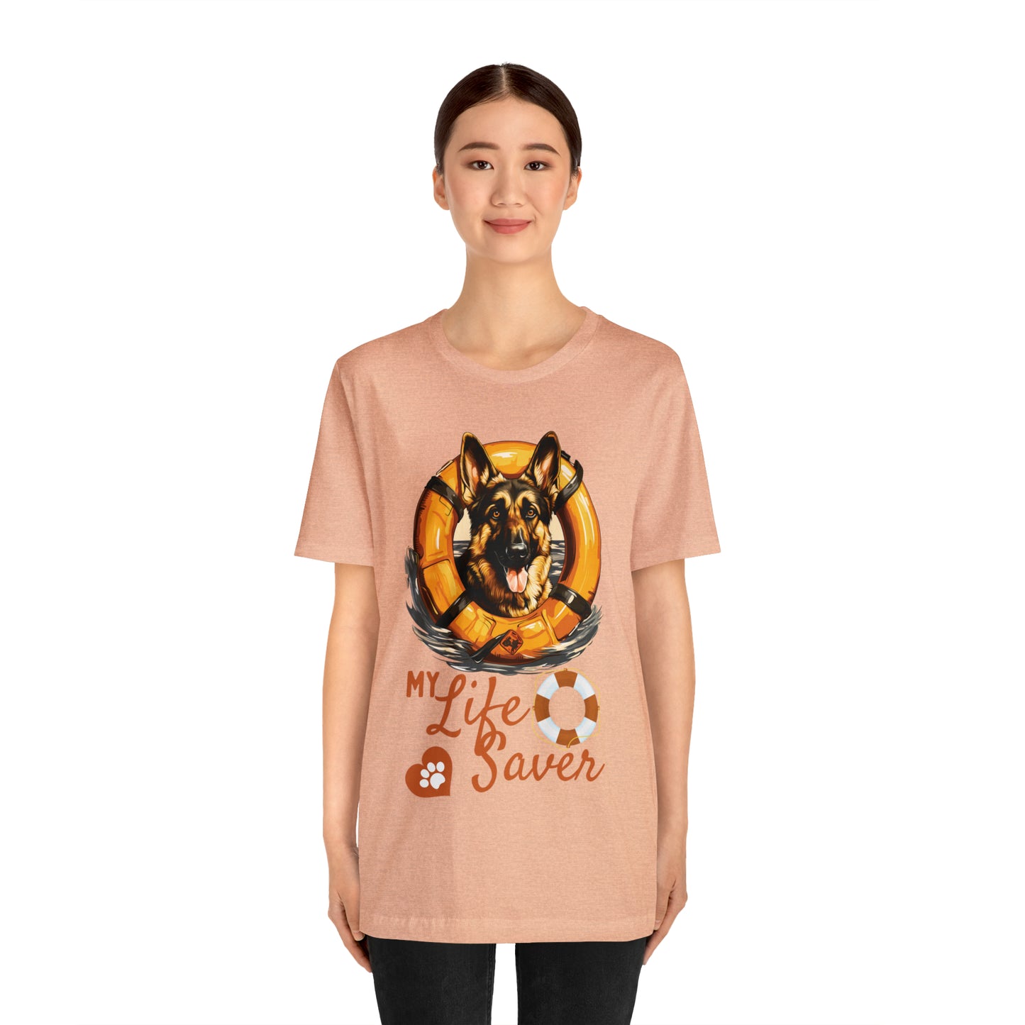 My Life Saver German Shepherd Dog Tee