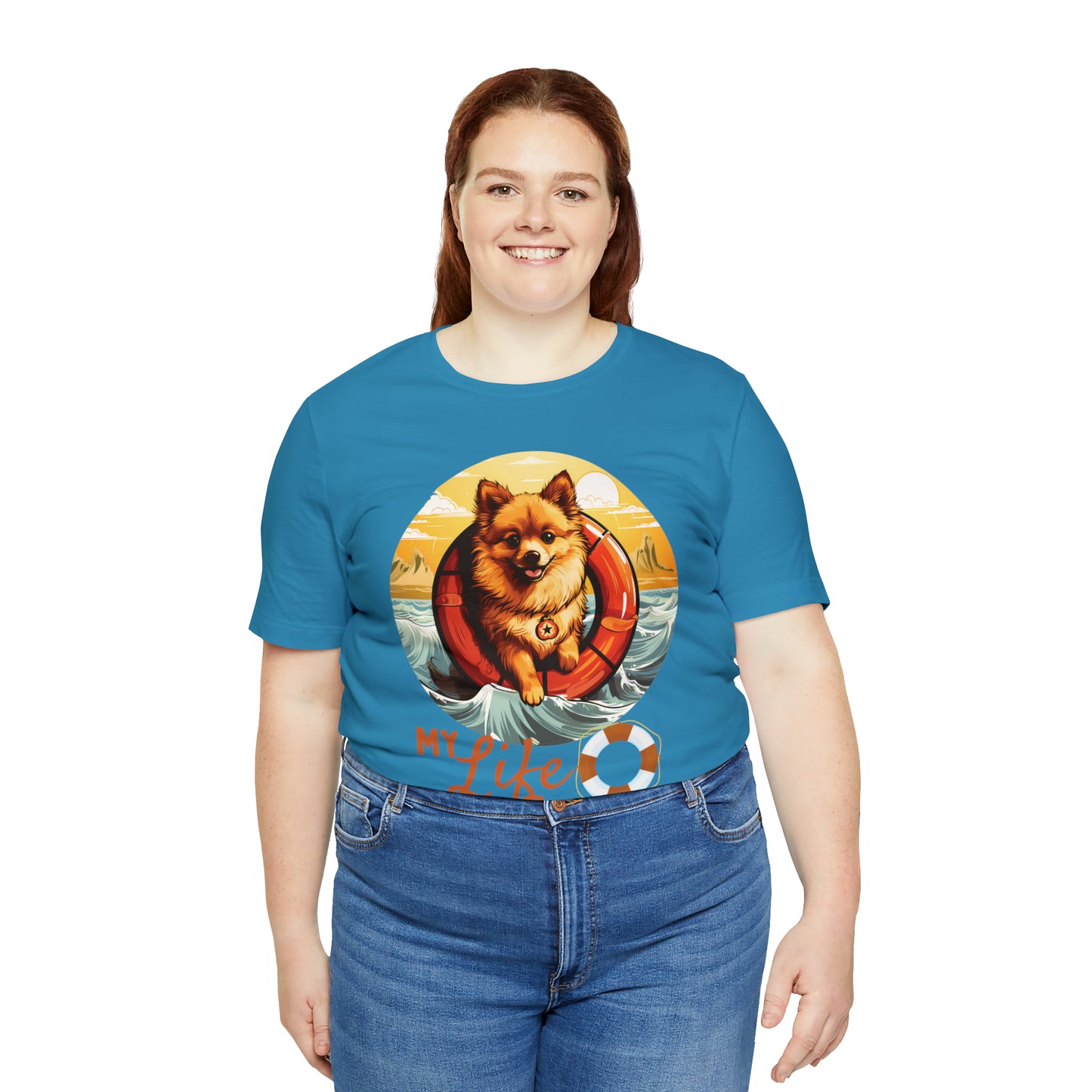 My Life Saver Pomeranian Dog Tee