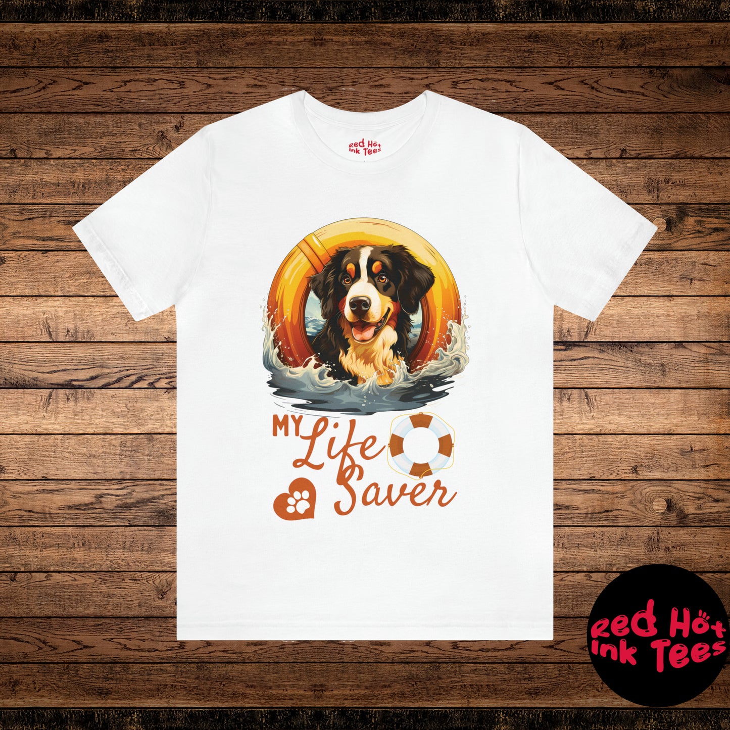 My Life Saver Bernese Mountain Dog Tee