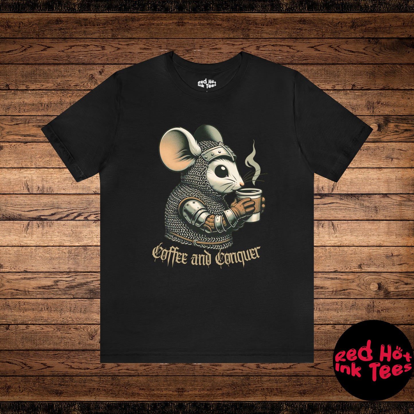 🐭 Coffee and Conquer Mouse Tee 🐭