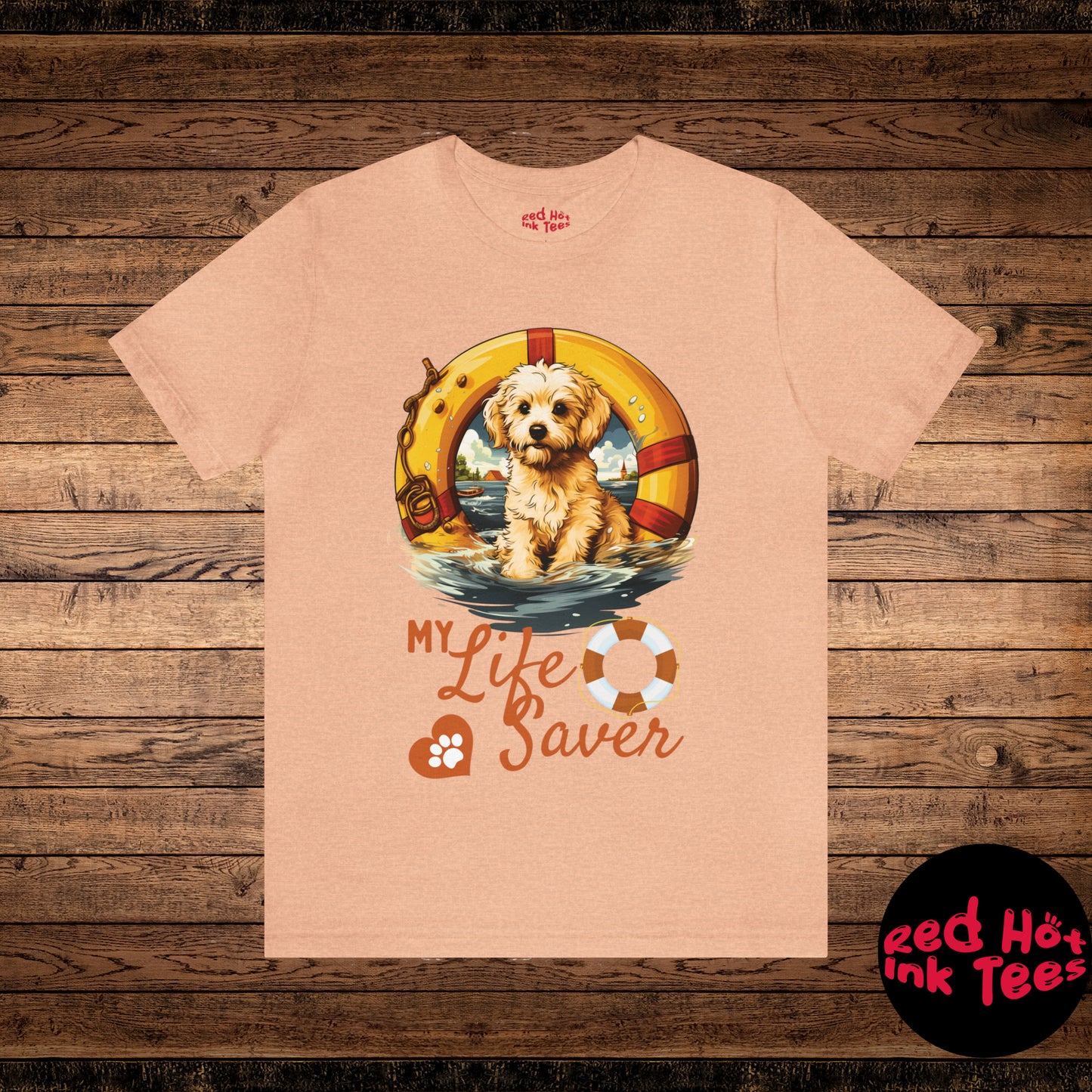 My Life Saver Bolognese Dog Tee