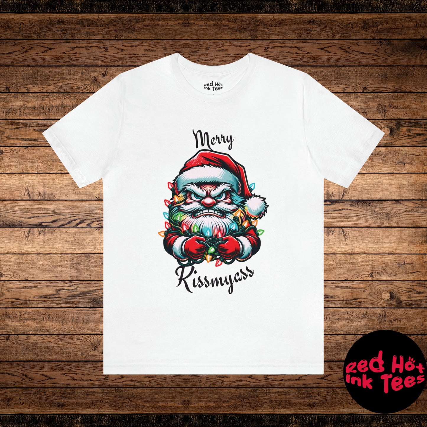 Merry Kissmyass Santa Tee