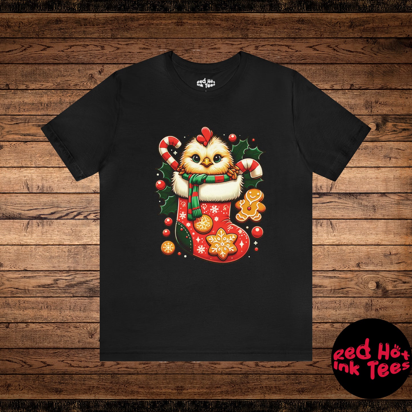 🐥 "Chick Stocking Tee" 🎄