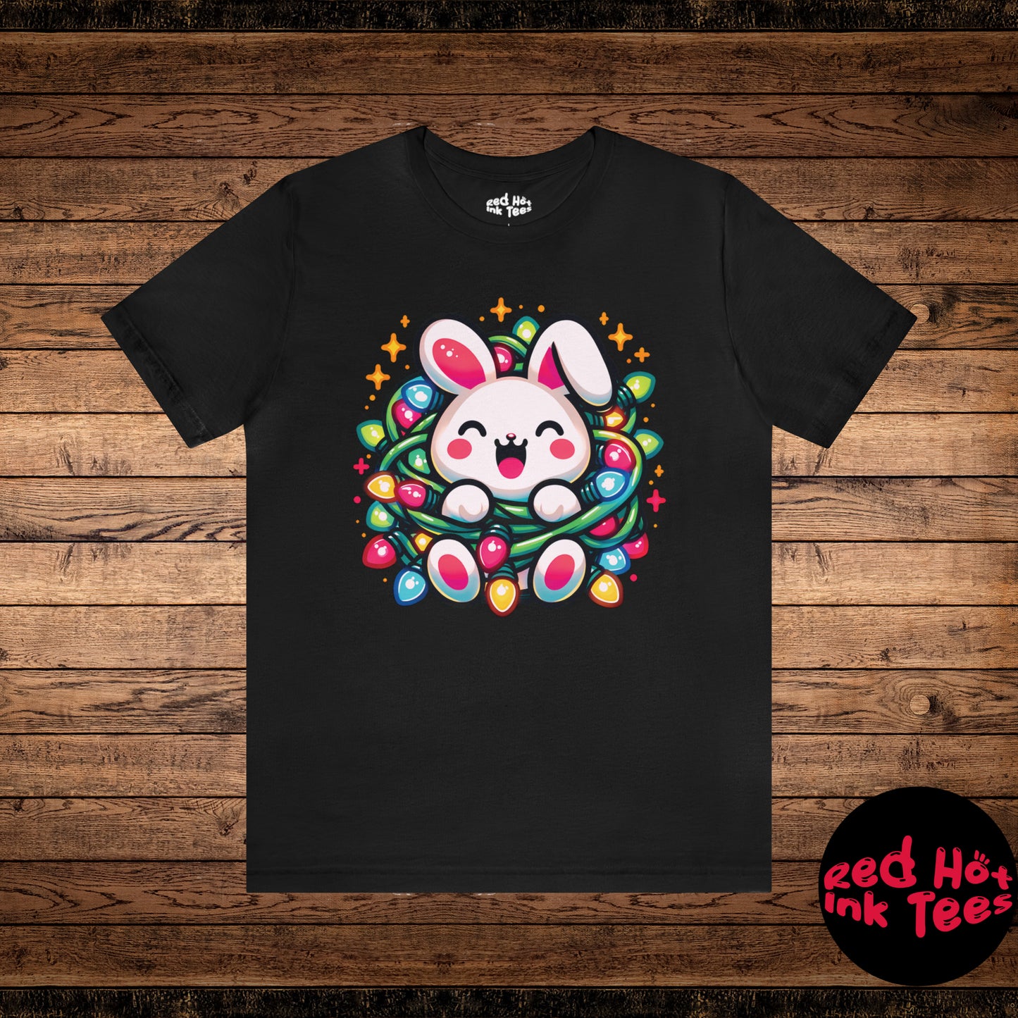 Bunny Christmas Entanglement Tee