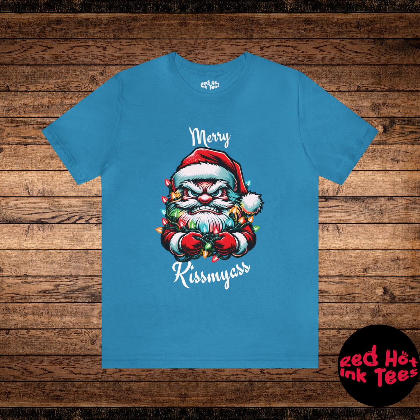 Merry Kissmyass Santa Tee