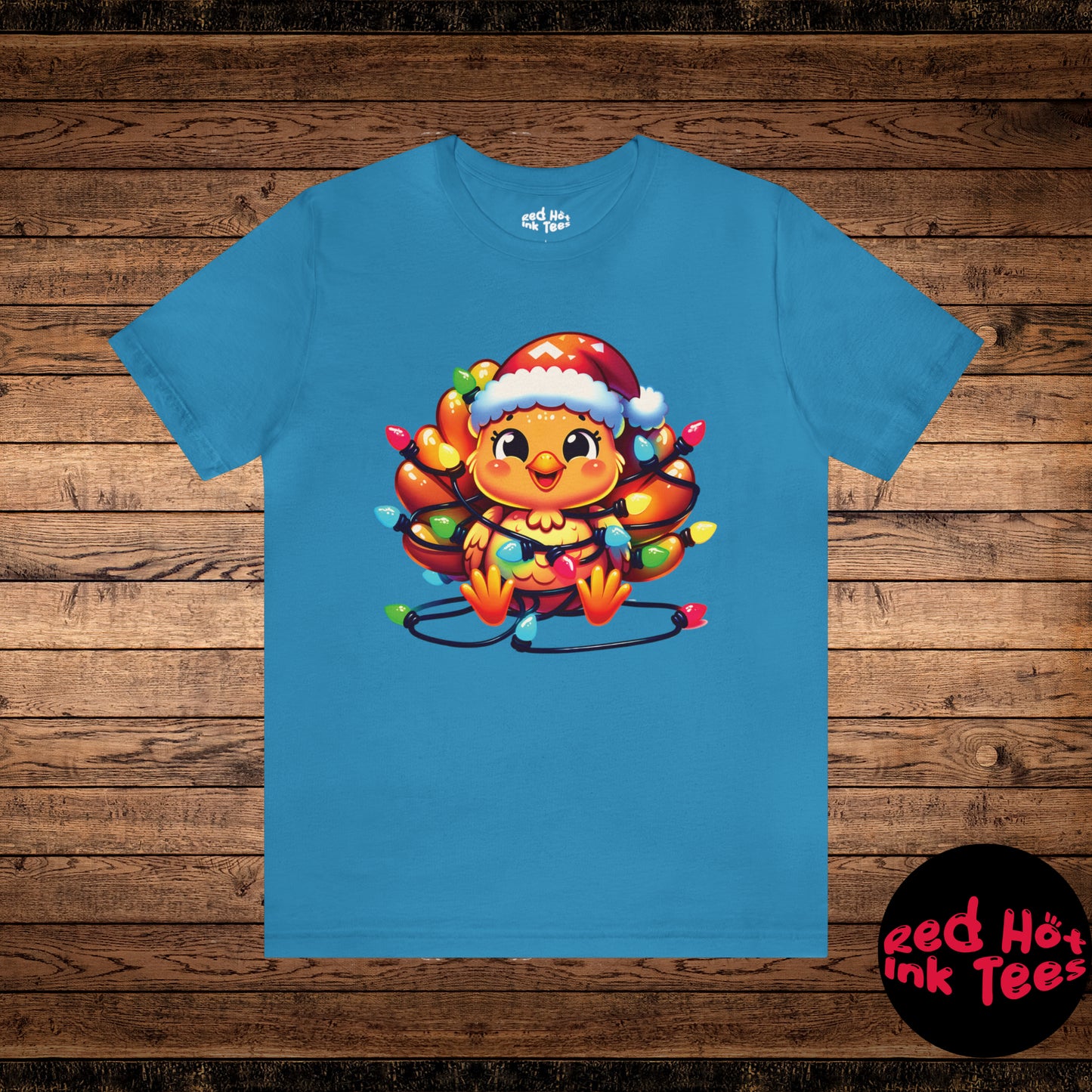 Turkey Christmas Entanglement Tee