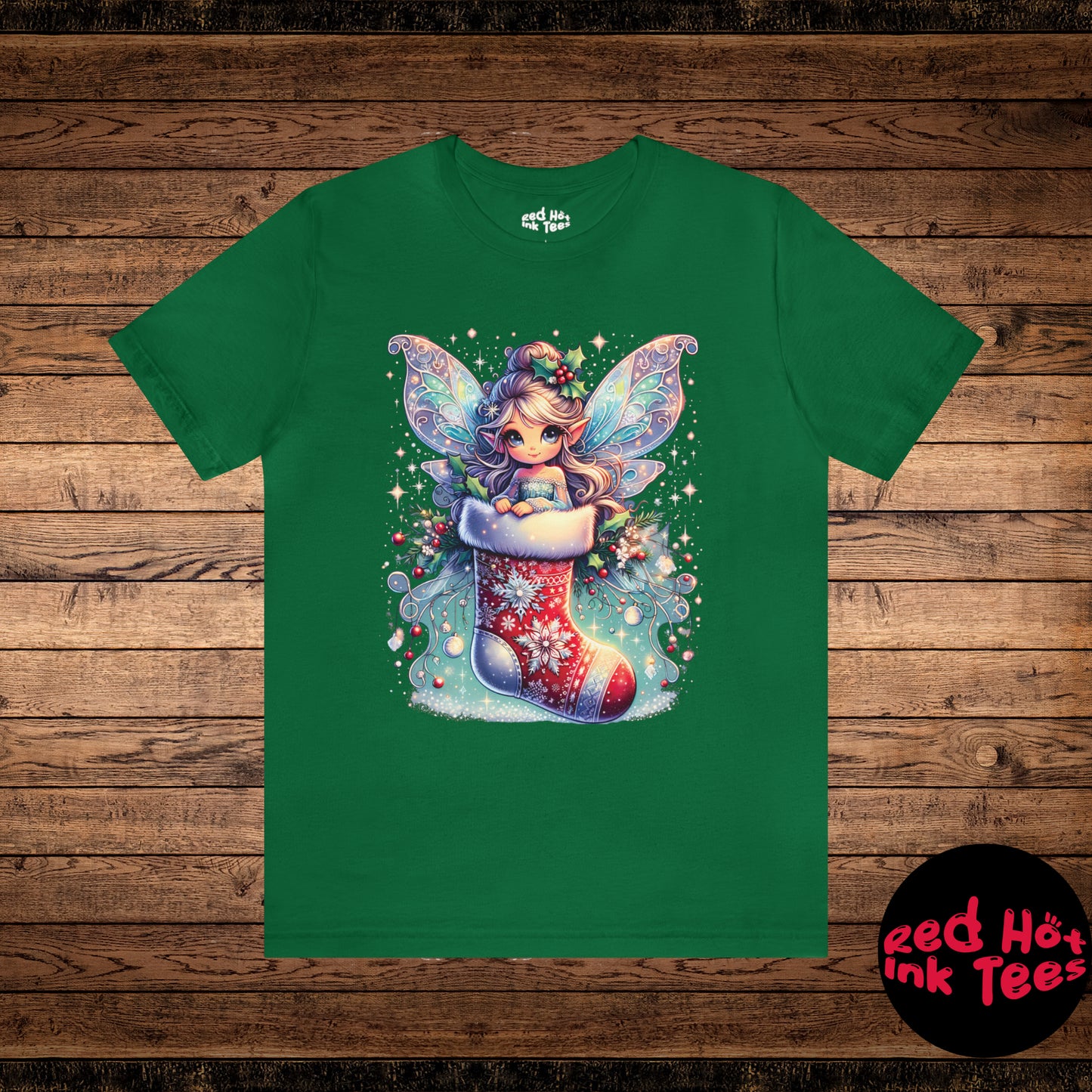 🧚‍♀️ "Fairy Stocking Tee" 🎄