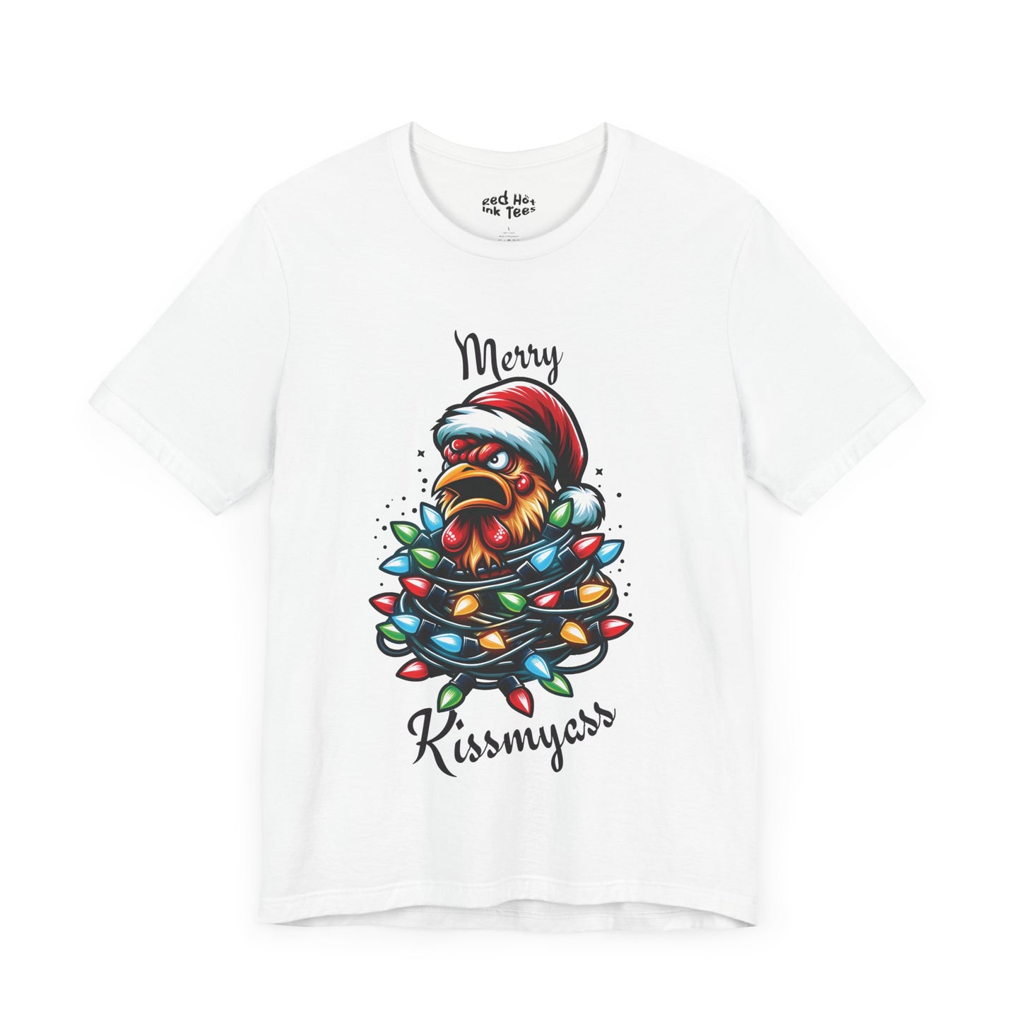 Merry Kissmyass Chicken Tee