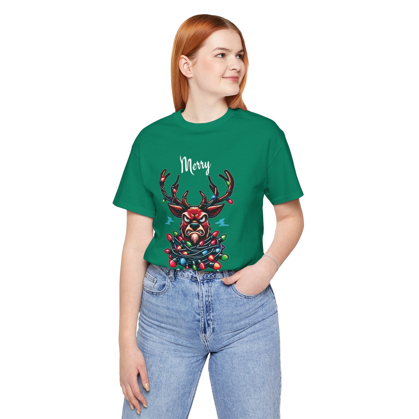 Merry Kissmyass Deer Tee