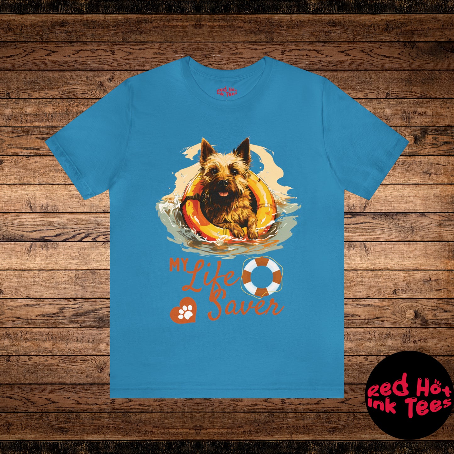 My Life Saver Cairn Terrier Dog Tee