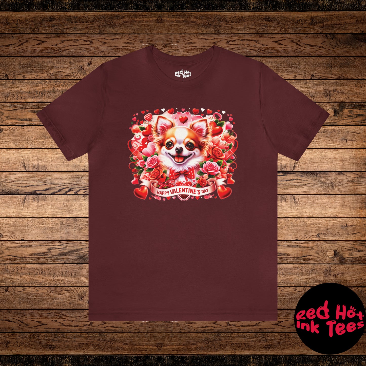 🐶💕 Happy Valentine's Day Chihuahua Tee