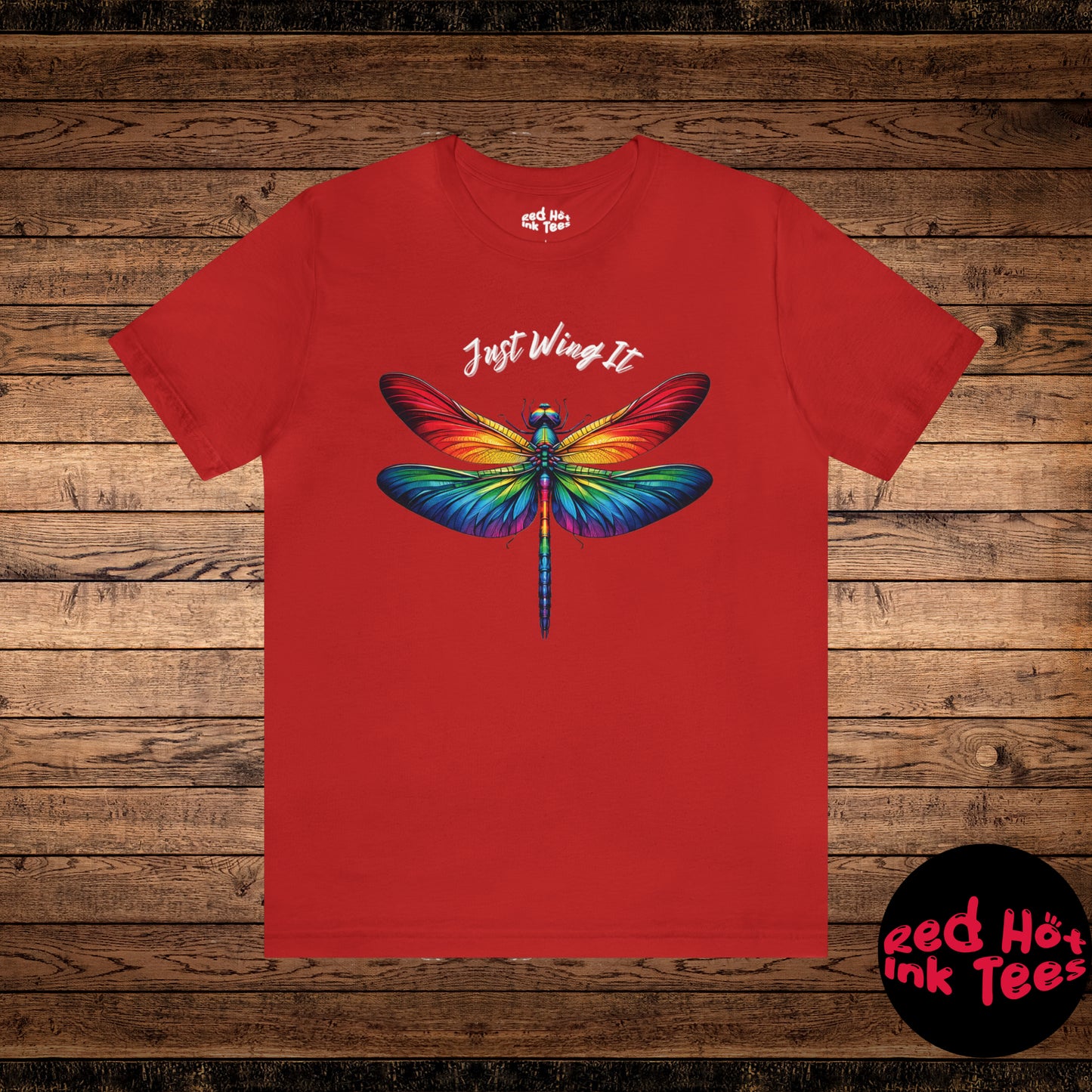 🌟 "Just Wing It Dragonfly Tee" 🌟