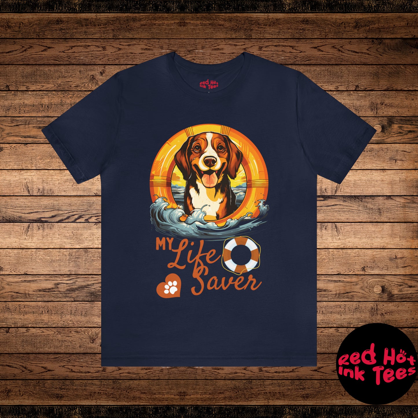 My Life Saver Beagle Dog Tee