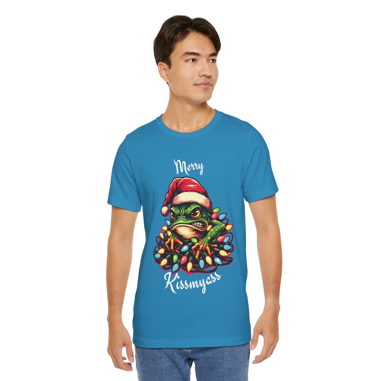 Merry Kissmyass Frog Tee