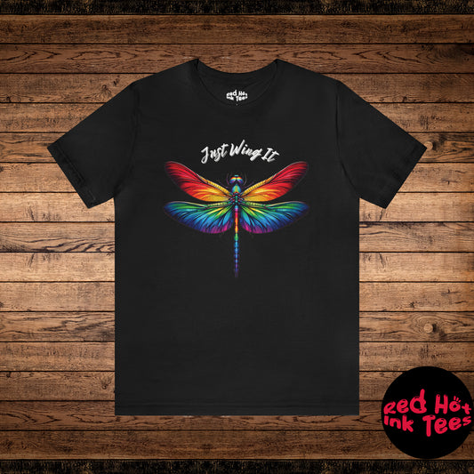 🌟 "Just Wing It Dragonfly Tee" 🌟