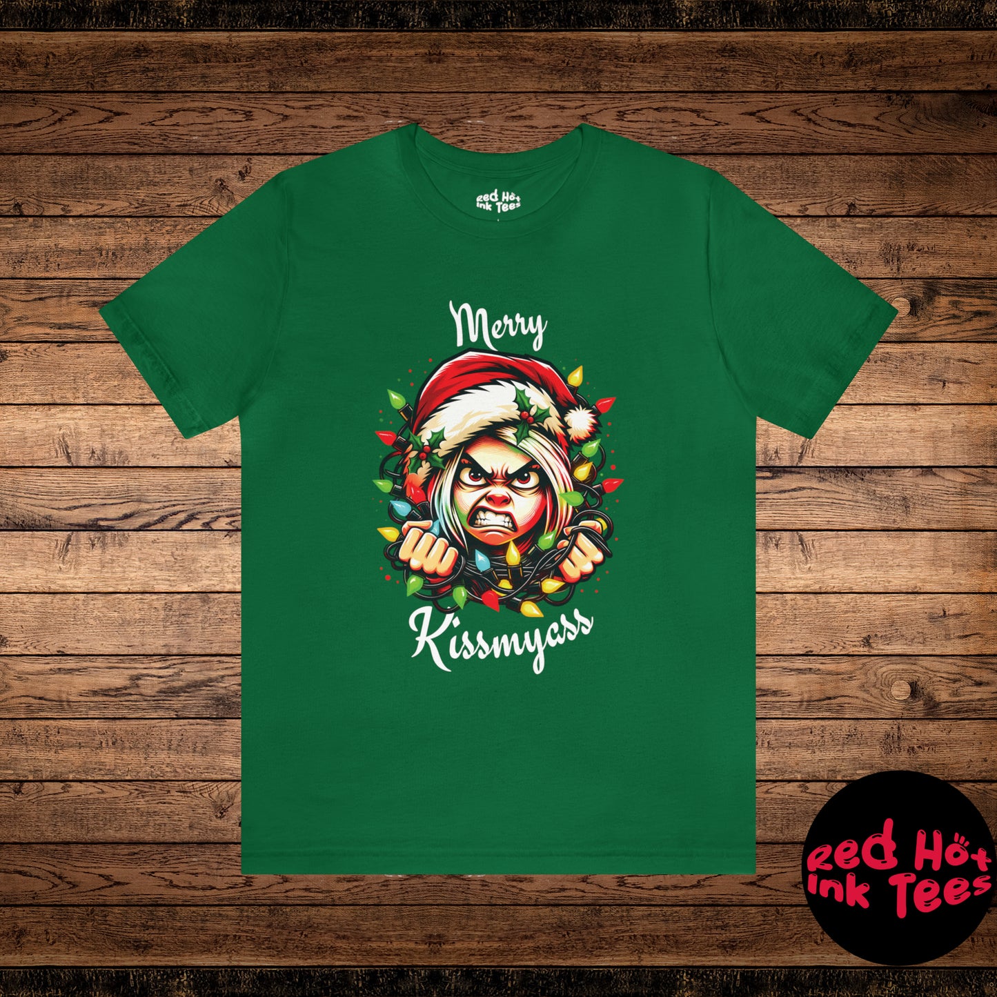 Merry Kissmyass Mrs. Claus Tee