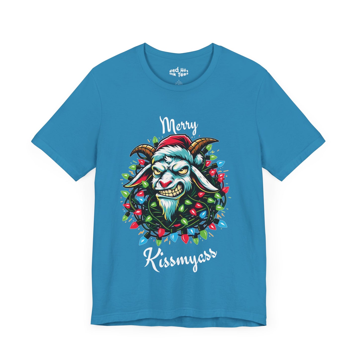 Merry Kissmyass Goat Tee