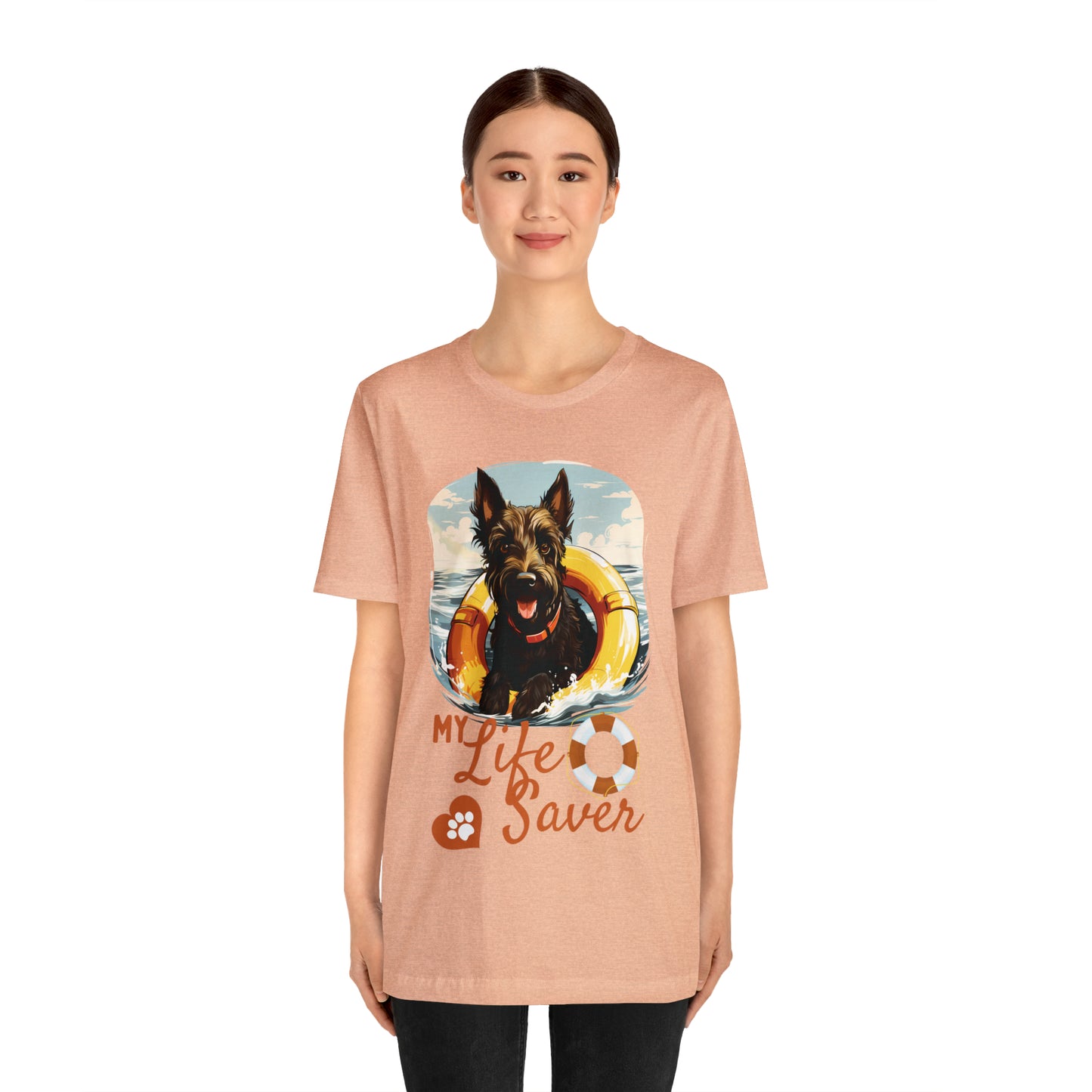 My Life Saver Scottish Terrier Dog Tee