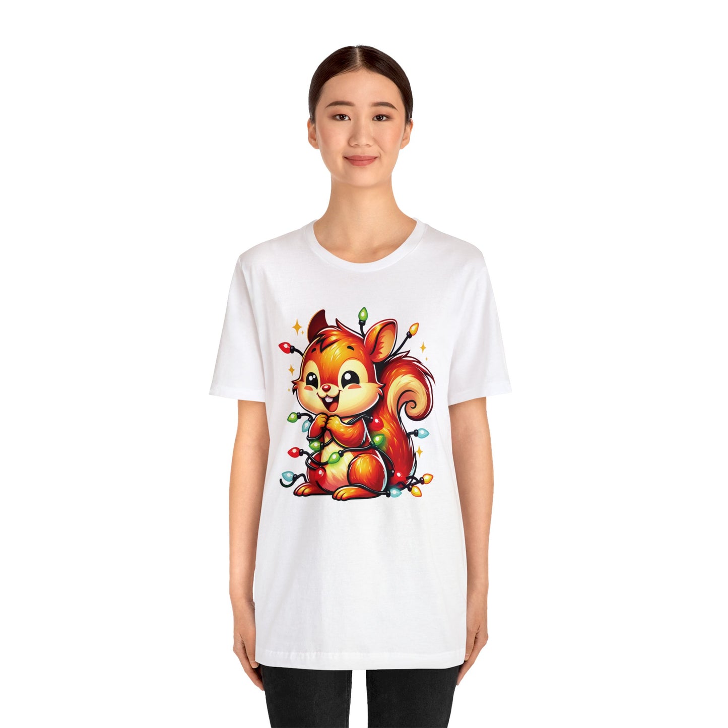 Squirrel Christmas Entanglement Tee