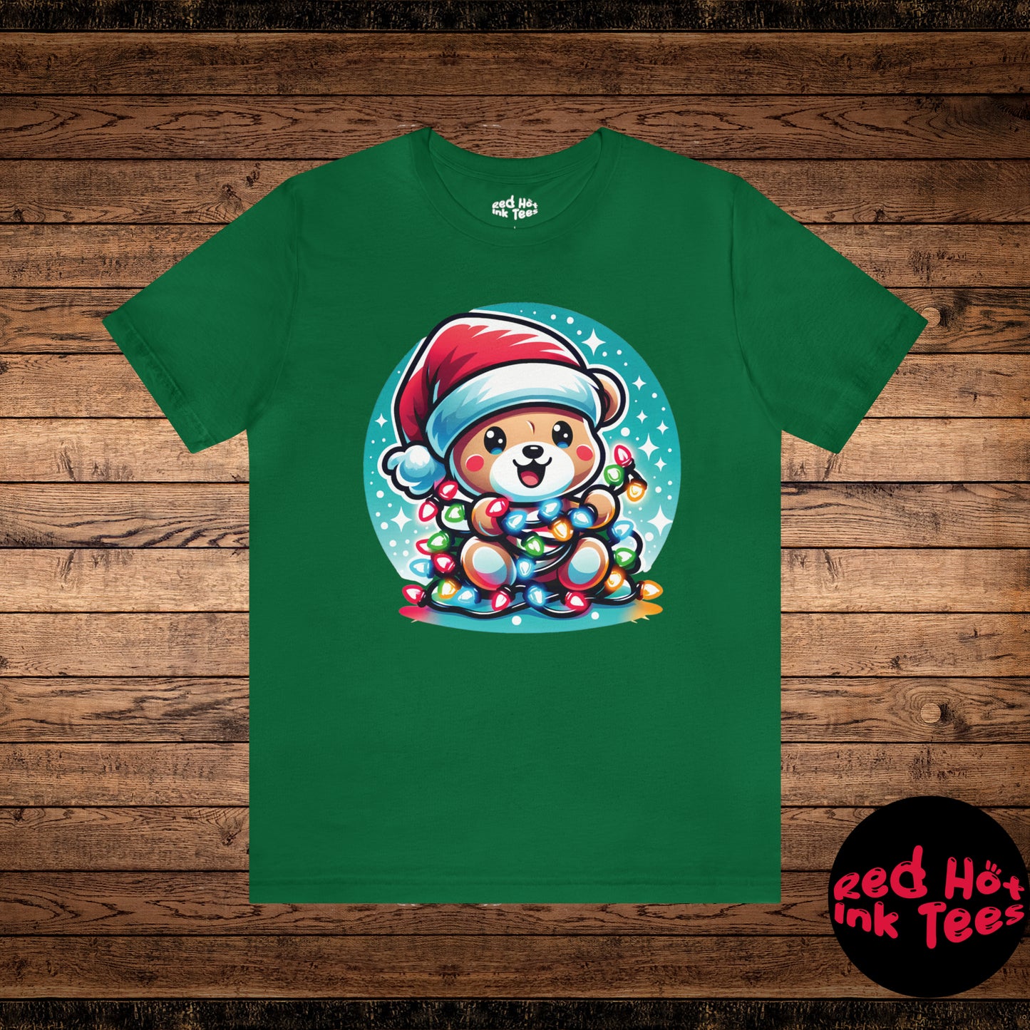 Bear Christmas Entanglement Tee