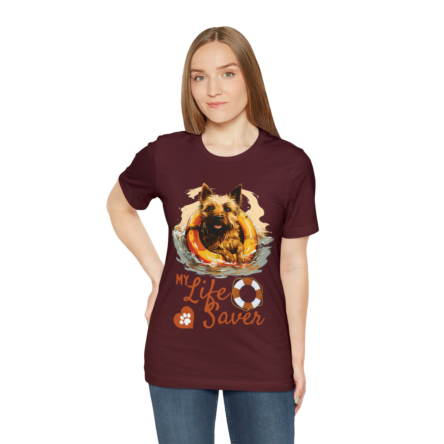 My Life Saver Cairn Terrier Dog Tee