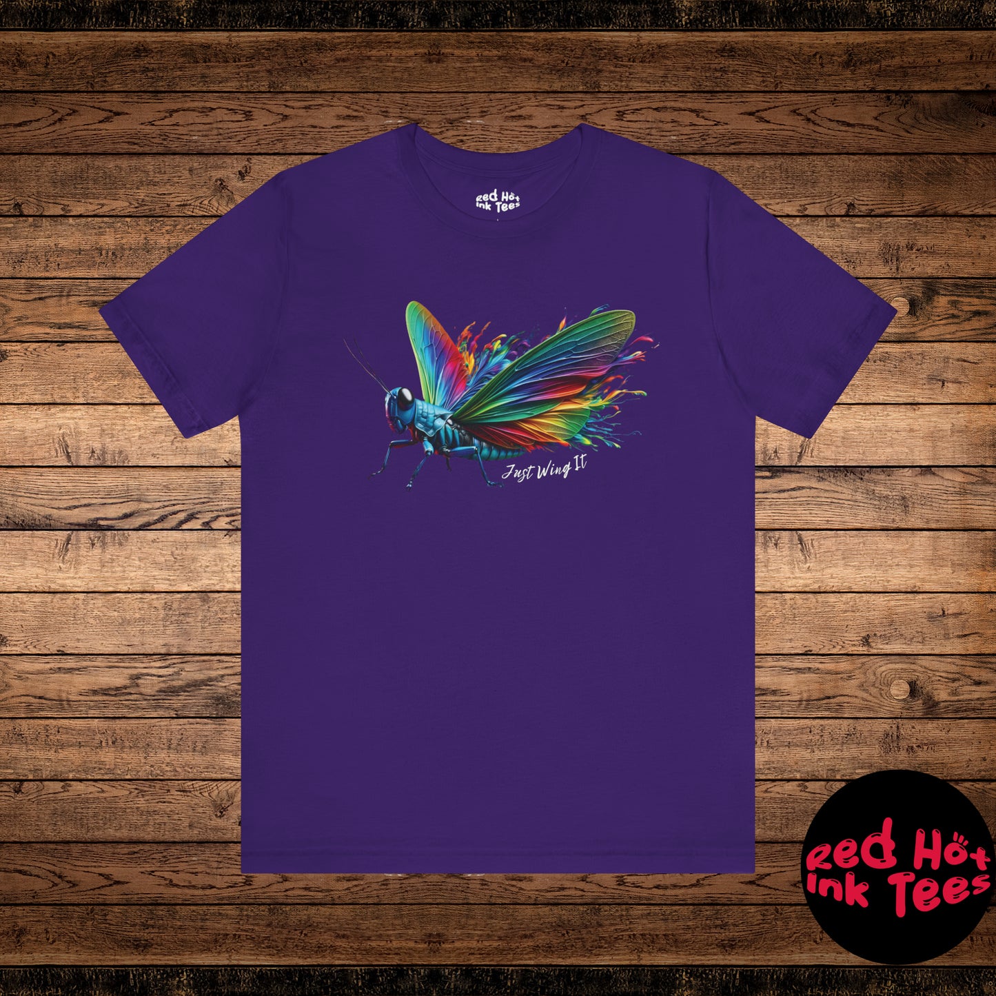 🌈 "Just Wing It Grasshopper Tee" 🌈