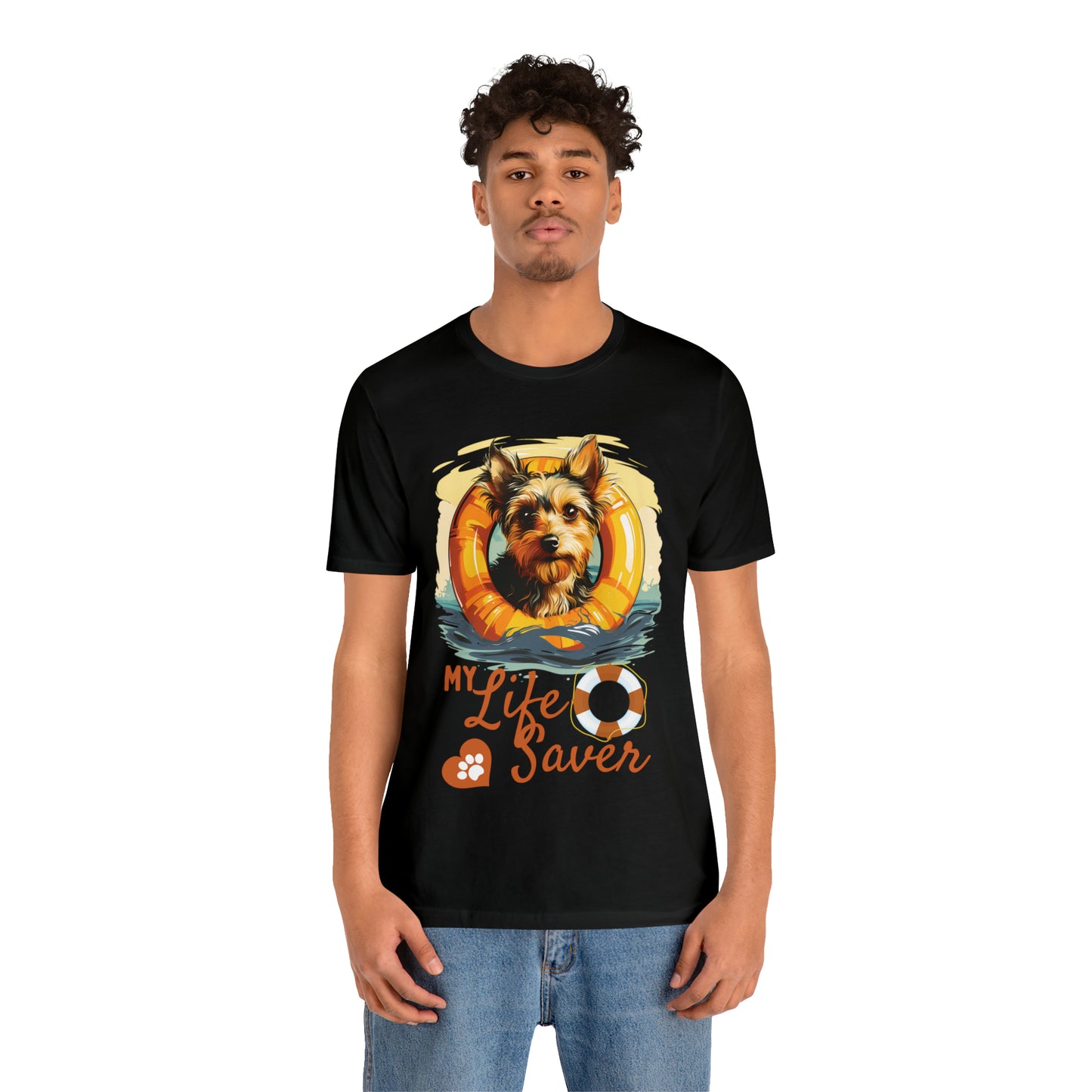 My Life Saver Silky Terrier Dog Tee