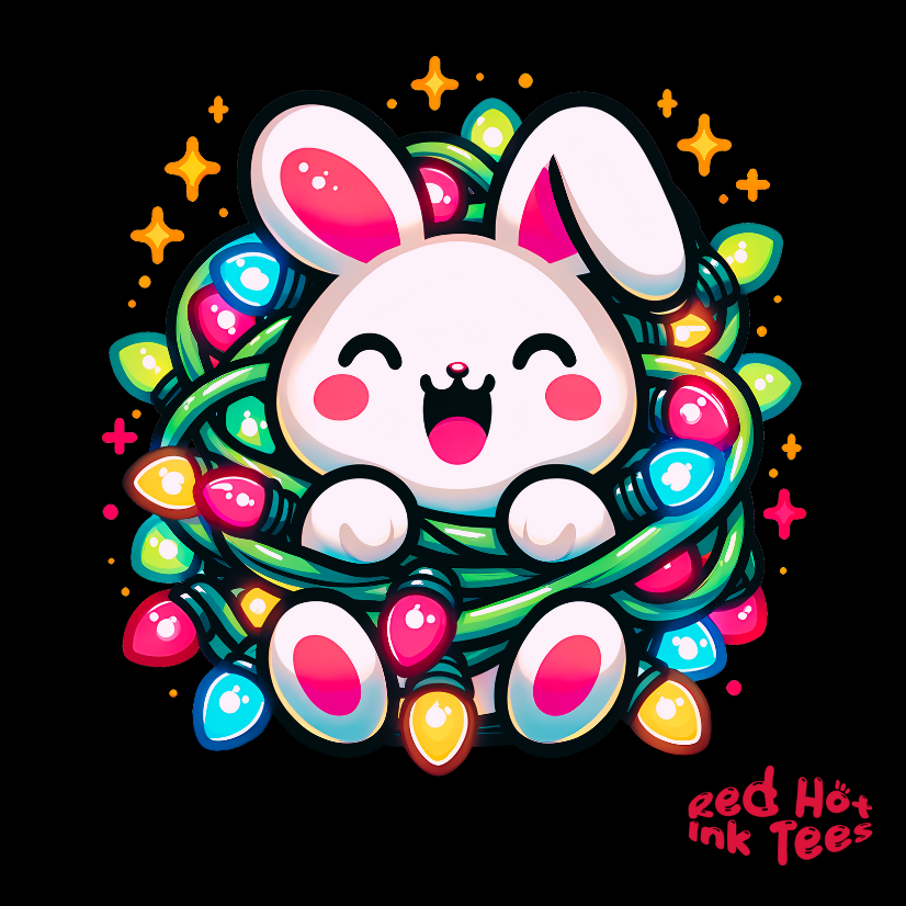 Bunny Christmas Entanglement Tee