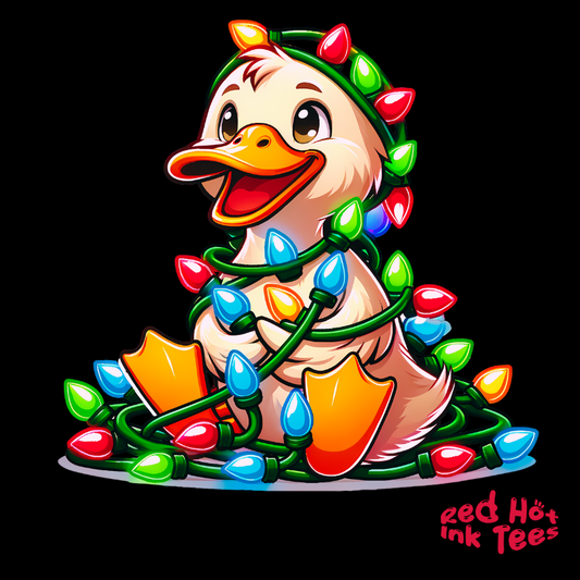 Duck Christmas Entanglement Tee