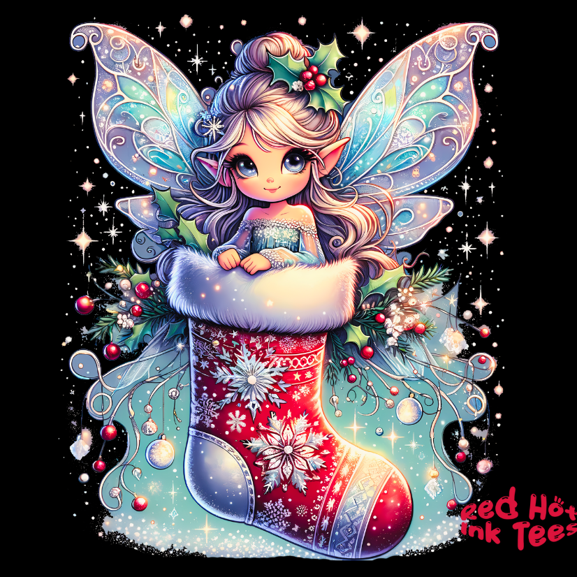 🧚‍♀️ "Fairy Stocking Tee" 🎄