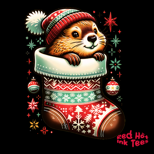 🎄 "Groundhog Stocking Tee" 🐾