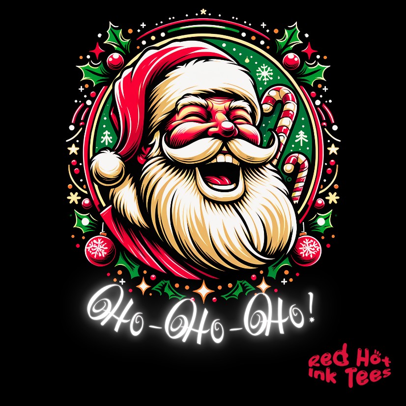 🎅 "Ho-Ho-Ho! Santa's Laugh" Tee