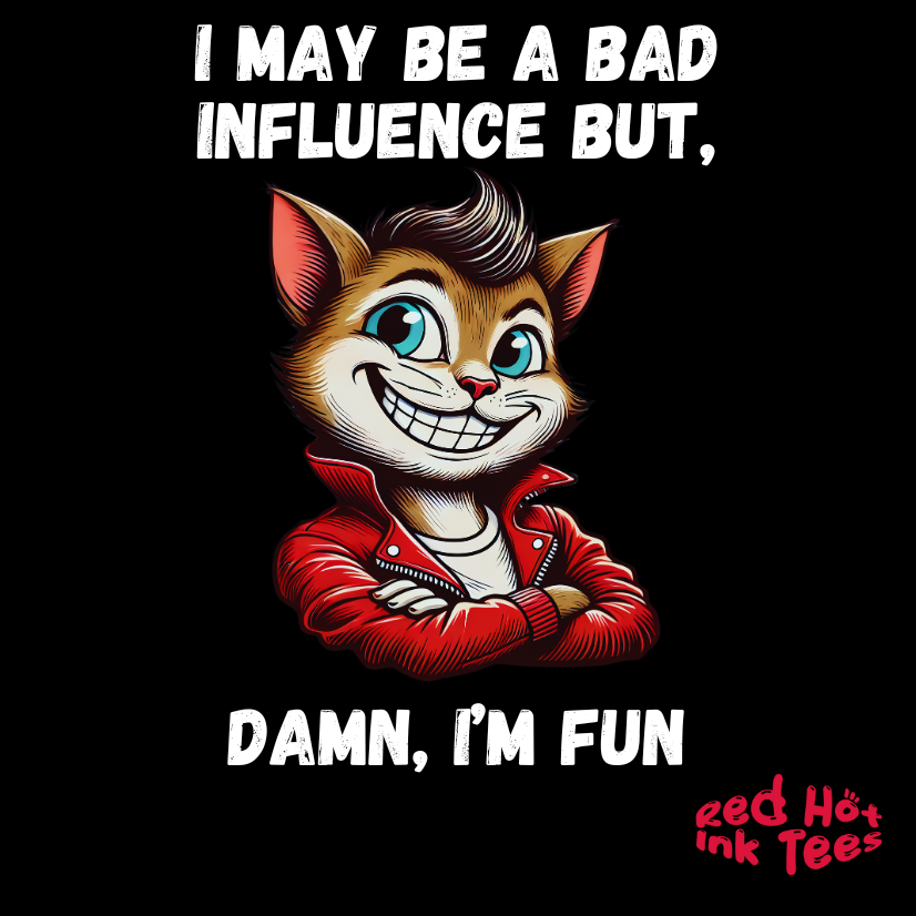 Cat Damn I'm Fun Tee