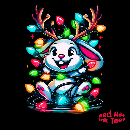 Jackalope Christmas Entanglement Tee