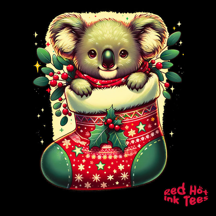 🐨 "Koala Stocking Tee" 🎄