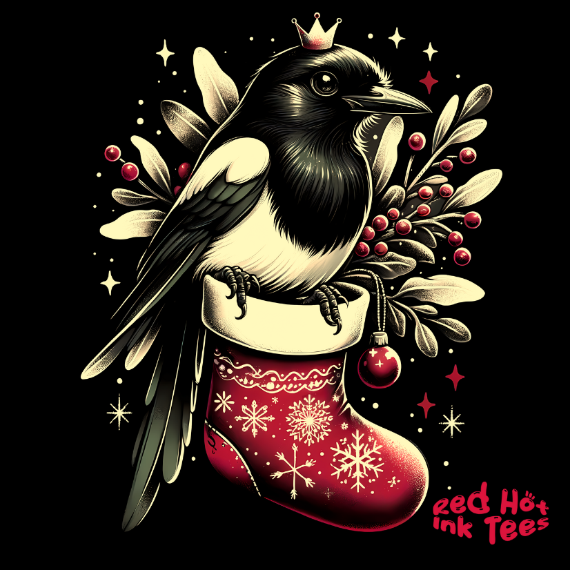 🎄 "Magpie Stocking Tee" 🎄