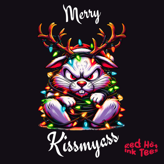 Merry Kissmyass Jackalope Tee