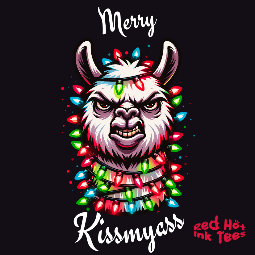 Merry Kissmyass Lama Tee