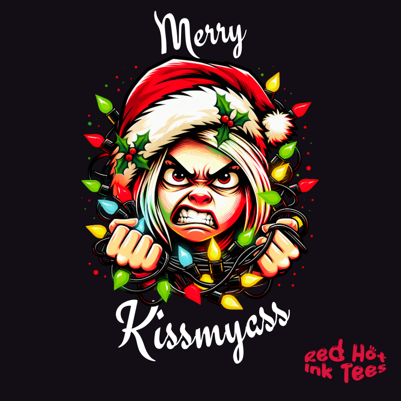 Merry Kissmyass Mrs. Claus Tee