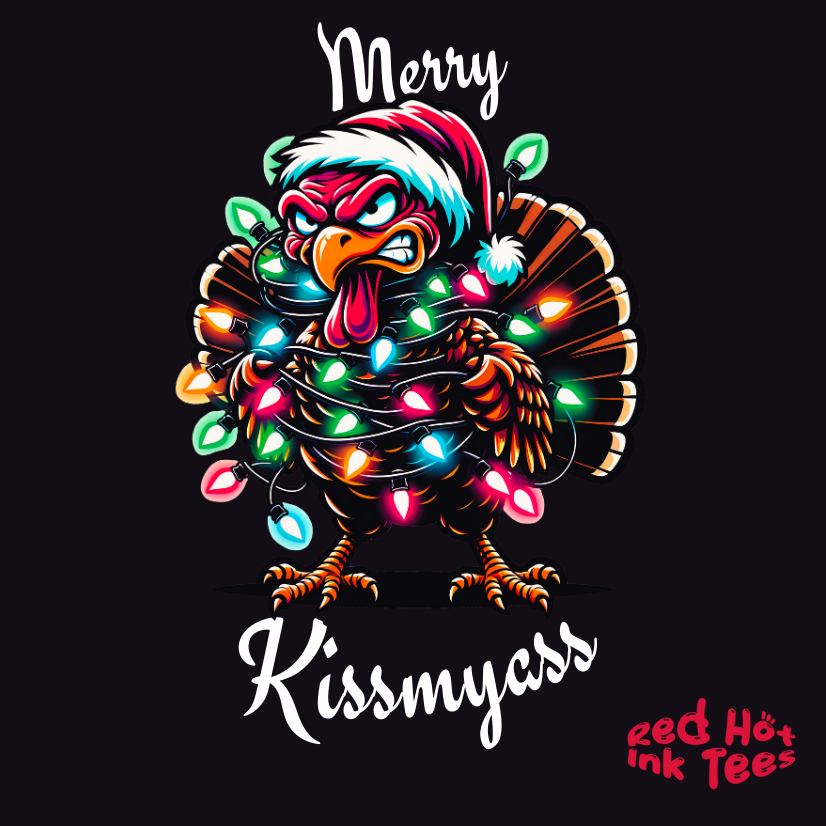 Merry Kissmyass Turkey Tee