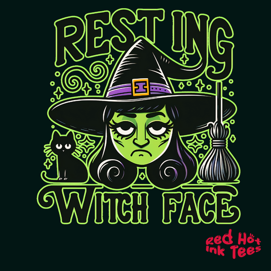 🧙‍♀️ "Resting Witch Face" Funny Halloween T-Shirt 🧙‍♀️