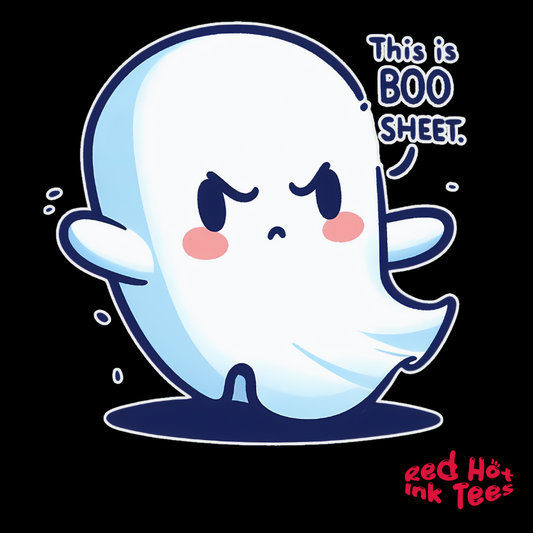 👻 "This Is Boo Sheet" Funny Halloween Ghost T-Shirt 👻