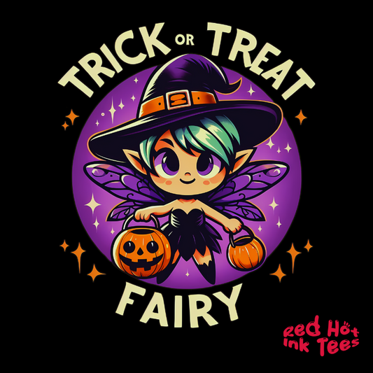 🧚‍♀️🎃 "Trick or Treat Fairy" Cute Halloween T-Shirt 🧙‍♀️🦇